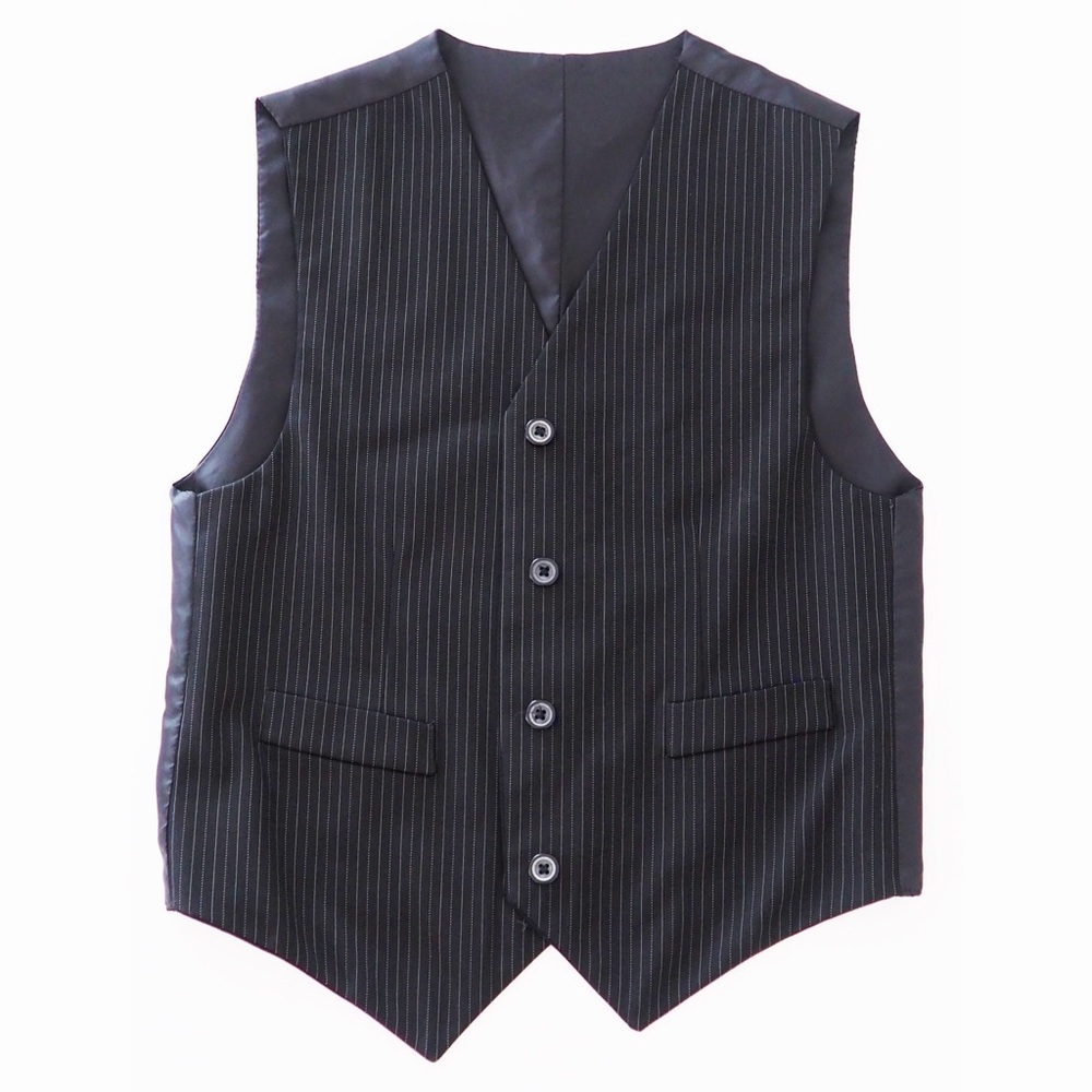 Boys Reversible Button Down Vest